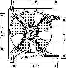 Ava Quality Cooling DW 7506 - Ventola, Raffreddamento motore autozon.pro