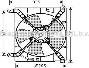 Ava Quality Cooling DW 7503 - Ventola, Raffreddamento motore autozon.pro