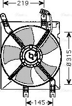 Ava Quality Cooling DW 7508 - Ventola, Raffreddamento motore autozon.pro