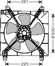 Ava Quality Cooling DW 7507 - Ventola, Raffreddamento motore autozon.pro