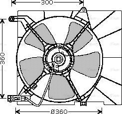 Ava Quality Cooling DW 7514 - Ventola, Raffreddamento motore autozon.pro