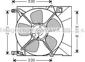 Ava Quality Cooling DW 7516 - Ventola, Raffreddamento motore autozon.pro