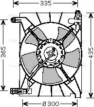 Ava Quality Cooling DW 7511 - Ventola, Raffreddamento motore autozon.pro