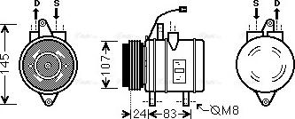 Ava Quality Cooling DW K096 - Compressore, Climatizzatore autozon.pro