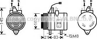 Ava Quality Cooling DW K098 - Compressore, Climatizzatore autozon.pro