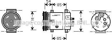 Ava Quality Cooling DW K020 - Compressore, Climatizzatore autozon.pro