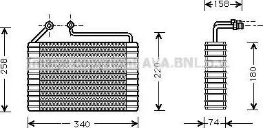 Ava Quality Cooling DW V034 - Evaporatore, Climatizzatore autozon.pro