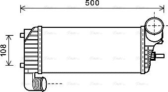 Ava Quality Cooling FD4574 - Intercooler autozon.pro