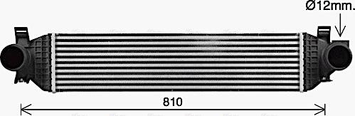 Ava Quality Cooling FD4691 - Intercooler autozon.pro