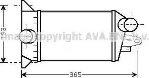 Ava Quality Cooling FD 4354 - Intercooler autozon.pro