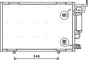 Ava Quality Cooling FD5615D - Condensatore, Climatizzatore autozon.pro