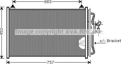 Ava Quality Cooling FD 5347 - Condensatore, Climatizzatore autozon.pro