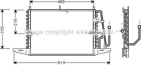 Ava Quality Cooling FD 5241 - Condensatore, Climatizzatore autozon.pro