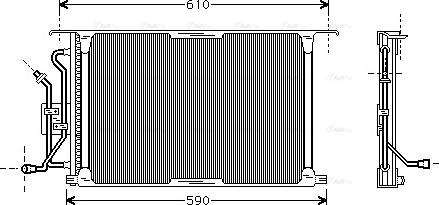 Ava Quality Cooling FD 5258 - Condensatore, Climatizzatore autozon.pro