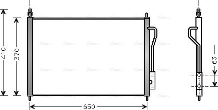 Ava Quality Cooling FD 5268 - Condensatore, Climatizzatore autozon.pro