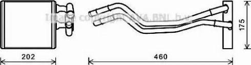 Ava Quality Cooling FD6455 - Scambiatore calore, Riscaldamento abitacolo autozon.pro