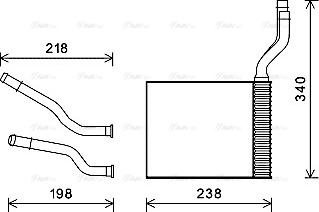 Ava Quality Cooling FD6465 - Scambiatore calore, Riscaldamento abitacolo autozon.pro