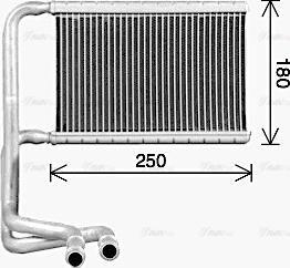 Ava Quality Cooling FD6693 - Scambiatore calore, Riscaldamento abitacolo autozon.pro