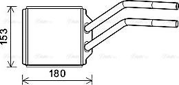 Ava Quality Cooling FD6614 - Scambiatore calore, Riscaldamento abitacolo autozon.pro