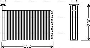 Ava Quality Cooling FD 6164 - Scambiatore calore, Riscaldamento abitacolo autozon.pro