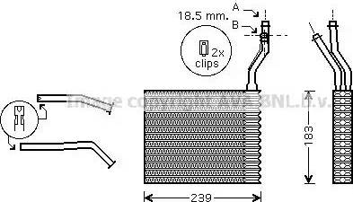 Ava Quality Cooling FD 6364 - Scambiatore calore, Riscaldamento abitacolo autozon.pro