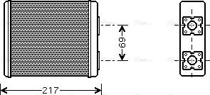 Ava Quality Cooling FD 6362 - Scambiatore calore, Riscaldamento abitacolo autozon.pro