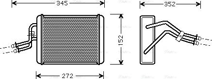 Ava Quality Cooling FD 6317 - Scambiatore calore, Riscaldamento abitacolo autozon.pro