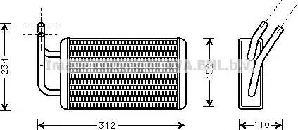 Ava Quality Cooling FD 6215 - Scambiatore calore, Riscaldamento abitacolo autozon.pro