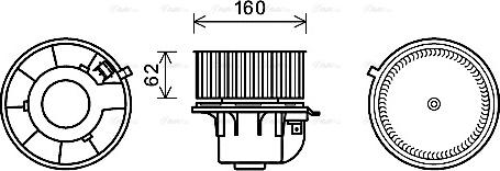 Ava Quality Cooling FD8499 - Ventilatore abitacolo autozon.pro