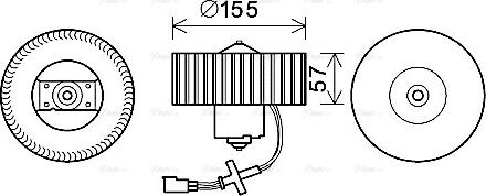 Ava Quality Cooling FD8568 - Ventilatore abitacolo autozon.pro