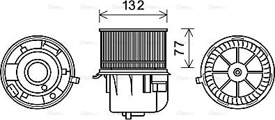 Ava Quality Cooling FD8572 - Ventilatore abitacolo autozon.pro