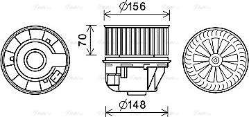 Ava Quality Cooling FD8613 - Ventilatore abitacolo autozon.pro