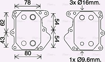 Ava Quality Cooling FD3625 - Radiatore olio, Olio motore autozon.pro