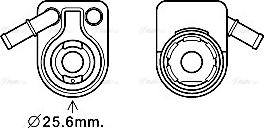 Ava Quality Cooling FD3622 - Radiatore olio, Olio motore autozon.pro