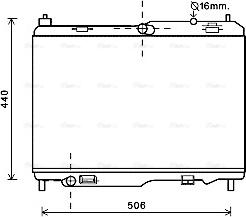 Ava Quality Cooling FD2442 - Radiatore, Raffreddamento motore autozon.pro