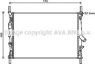 Ava Quality Cooling FD2589 - Radiatore, Raffreddamento motore autozon.pro