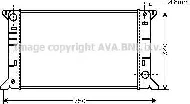 Ava Quality Cooling FD 2085 - Radiatore, Raffreddamento motore autozon.pro