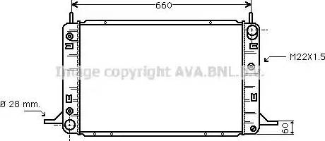 Ava Quality Cooling FD 2194 - Radiatore, Raffreddamento motore autozon.pro