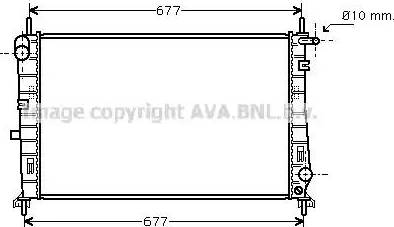 Ava Quality Cooling FD 2196 - Radiatore, Raffreddamento motore autozon.pro