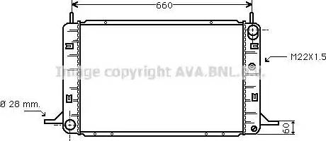 Ava Quality Cooling FD 2193 - Radiatore, Raffreddamento motore autozon.pro