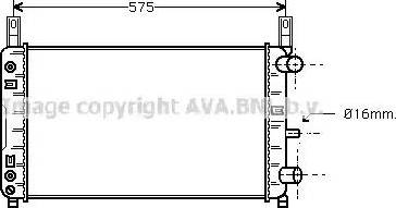 Ava Quality Cooling FD 2118 - Radiatore, Raffreddamento motore autozon.pro