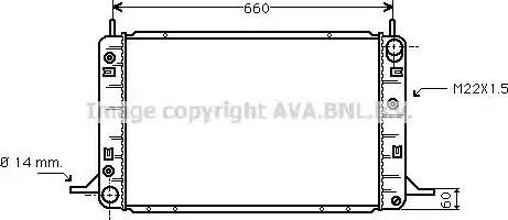 Ava Quality Cooling FD 2113 - Radiatore, Raffreddamento motore autozon.pro