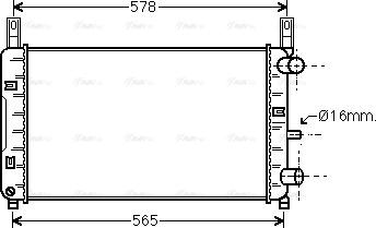 Ava Quality Cooling FD 2117 - Radiatore, Raffreddamento motore autozon.pro