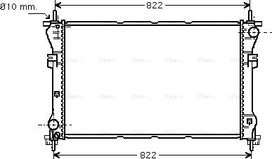 Ava Quality Cooling FD 2318 - Radiatore, Raffreddamento motore autozon.pro