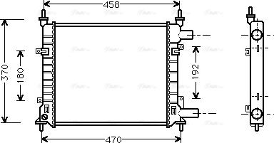 Ava Quality Cooling FD 2257 - Radiatore, Raffreddamento motore autozon.pro