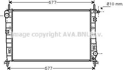 Ava Quality Cooling FD 2266 - Radiatore, Raffreddamento motore autozon.pro