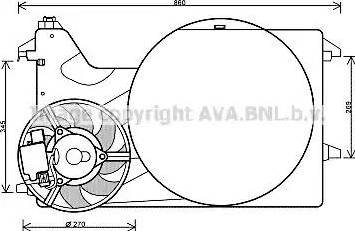 Ava Quality Cooling FD 7546 - Ventola, Raffreddamento motore autozon.pro