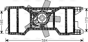 Ava Quality Cooling FD 7540 - Ventola, Raffreddamento motore autozon.pro