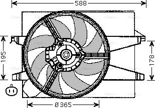 Ava Quality Cooling FD 7541 - Ventola, Raffreddamento motore autozon.pro