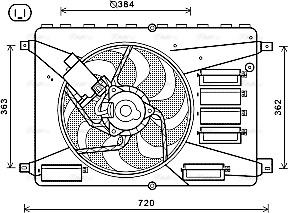 Ava Quality Cooling FD7556 - Ventola, Raffreddamento motore autozon.pro